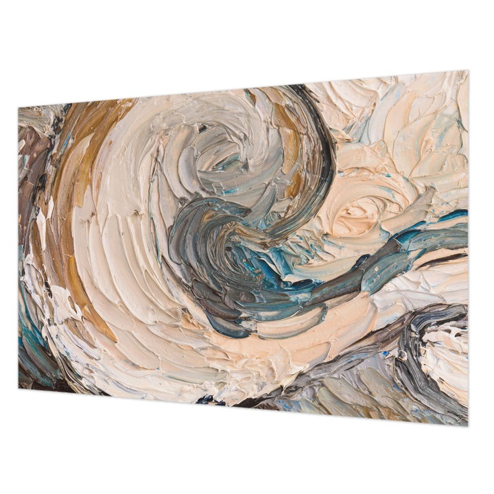 Fotótapéta Falra, Wallfluent, Színes örvények, Szürke, 104 x 70 cm, Vlies, Élénk Színek, 010100060020000017431