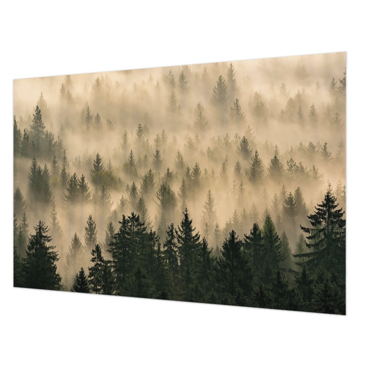 Tapéta Falra, Wallfluent, Erdei köd, Szürke, 104 x 70 cm, Vlies, Fali Dekoráció, 010100060020000035170