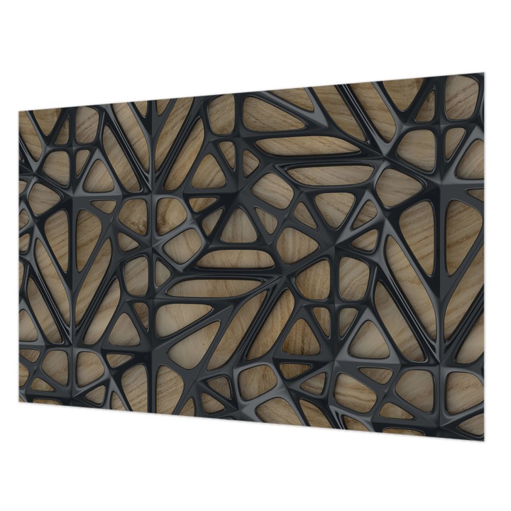 Tapéta Falra, Wallfluent, Fa háló, Bézs, 104 x 70 cm, Vlies, Klasszikus, 010100060020000056571