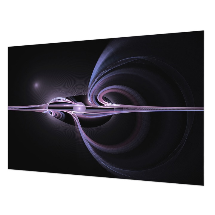 Tapéta Vlies Fali Dekoráció, Wallfluent, Kozmikus absztrakció, Fekete, 104 x 70 cm, Nem Szőtt, Öko, 010100060020000273939