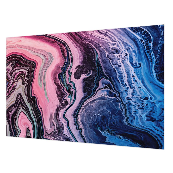 Dekor Tapéta, Wallfluent, Színes örvények, Rózsaszín, 104 x 70 cm, Vlies, Élénk Színek, 010100060020000282558