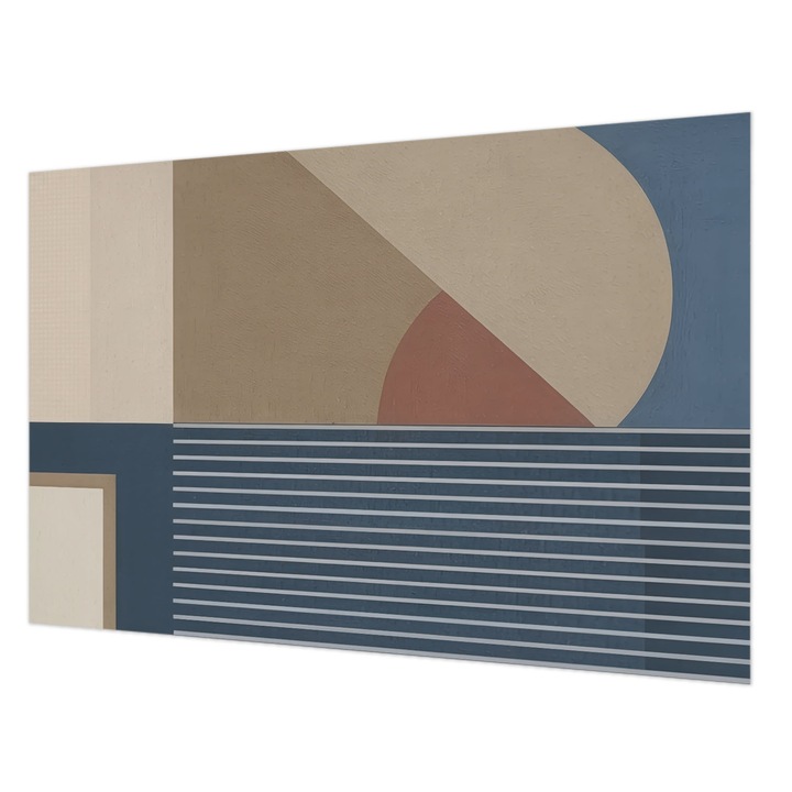 Tapéta Falra, Wallfluent, Harmonikus geometria, Barna, 104 x 70 cm, Nem Szőtt, Előszobába, Hálószobába, 010100060020000284759