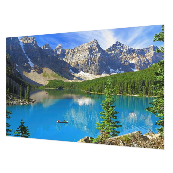 Dekor Tapéta, Wallfluent, Hegyi tó, Kék, 104 x 70 cm, Nem Szőtt, Előszobába, Hálószobába, 010100060020000001157