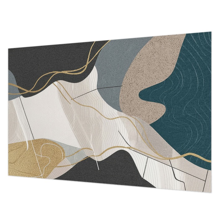 Fotótapéta Falra, Wallfluent, Absztrakt formák, Szürke, 104 x 70 cm, Nem Szőtt, Modern Belsőépítészeti Dekoráció, 010100060020000284763