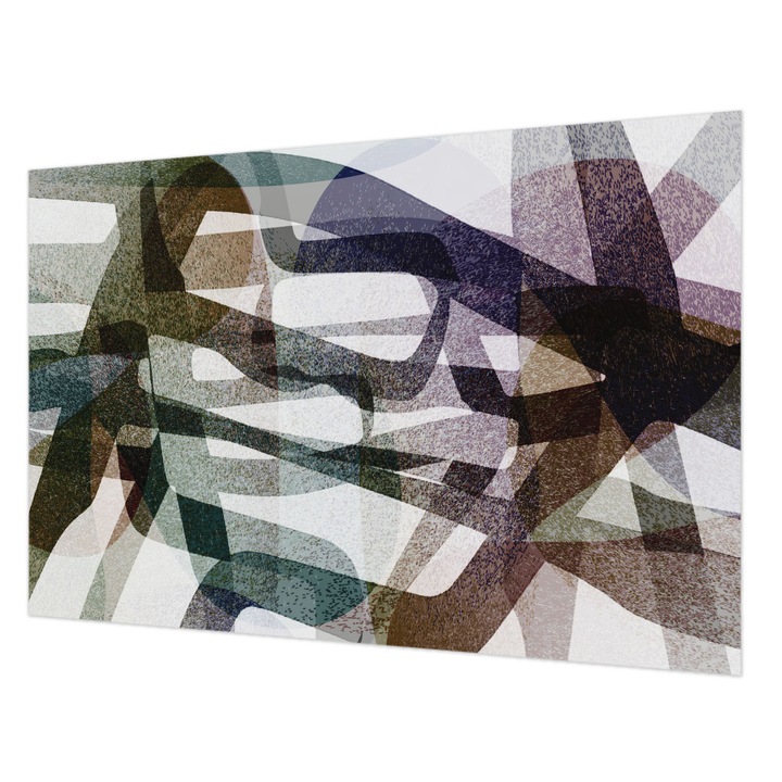 Fotótapéta Falra, Wallfluent, Színes íjak, Fekete, 104 x 70 cm, Vlies, Előszobába, Hálószobába, 010100060020000284784