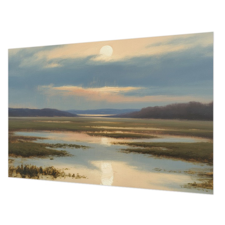 Dekor Tapéta, Wallfluent, Légköri táj, Kék, 104 x 70 cm, Vlies, Modern Dizájn, 010100060020000285074