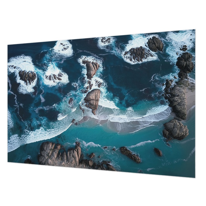 Tapéta Falra, Wallfluent, Óceán hullámai, Tengerészkék, 104 x 70 cm, Nem Szőtt, Stílusos, 010100060020000285094