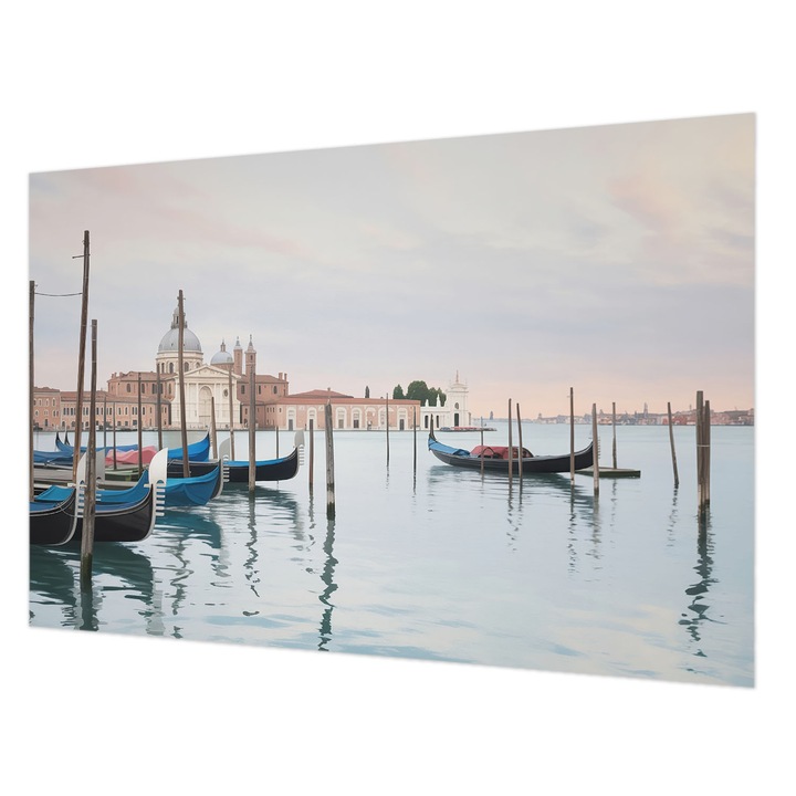 Fotótapéta Falra, Wallfluent, Velencei táj, Fehér, 104 x 70 cm, Vlies, Stílusos, 010100060020000285128