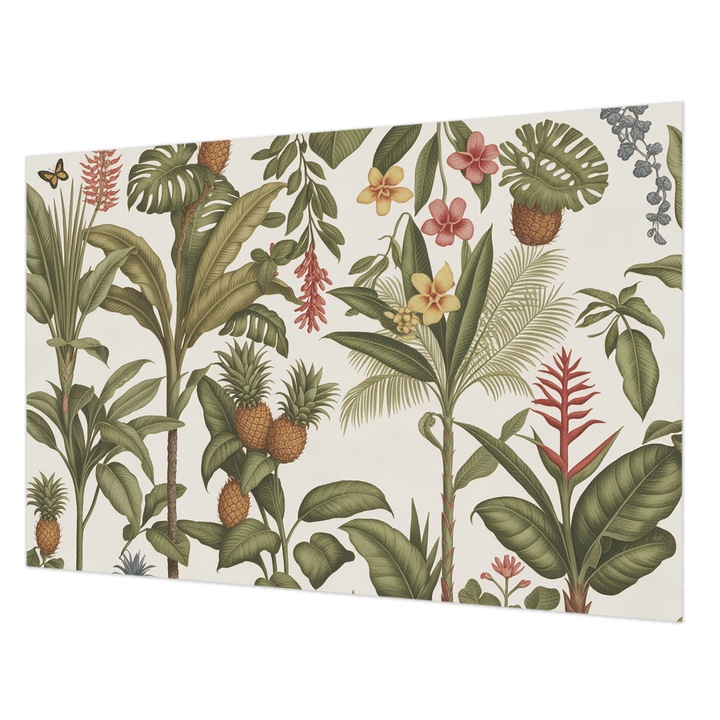 Tapéta Vlies Fali Dekoráció, Wallfluent, Egzotikus természet, Szürke, 104 x 70 cm, Nem Szőtt, Klasszikus, 010100060020000285171