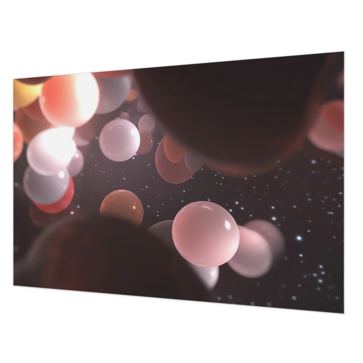 Dekor Tapéta, Wallfluent, Űrlabdák, Fekete, 104 x 70 cm, Nem Szőtt, Fali Dekoráció, 010100060020000285193