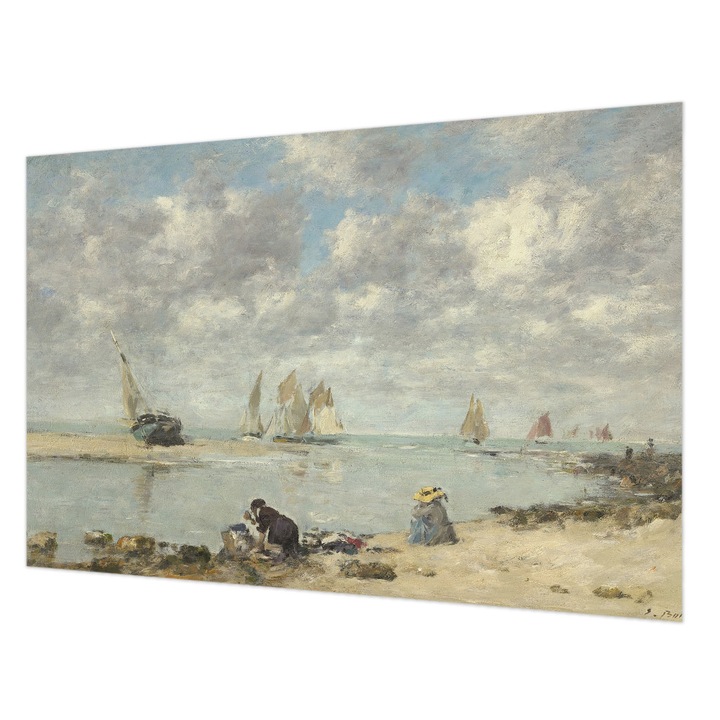 Tapéta Falra, Wallfluent, Tengeri tájképek, Szürke, 104 x 70 cm, Vlies, Dekoráció, 010100060020000285232