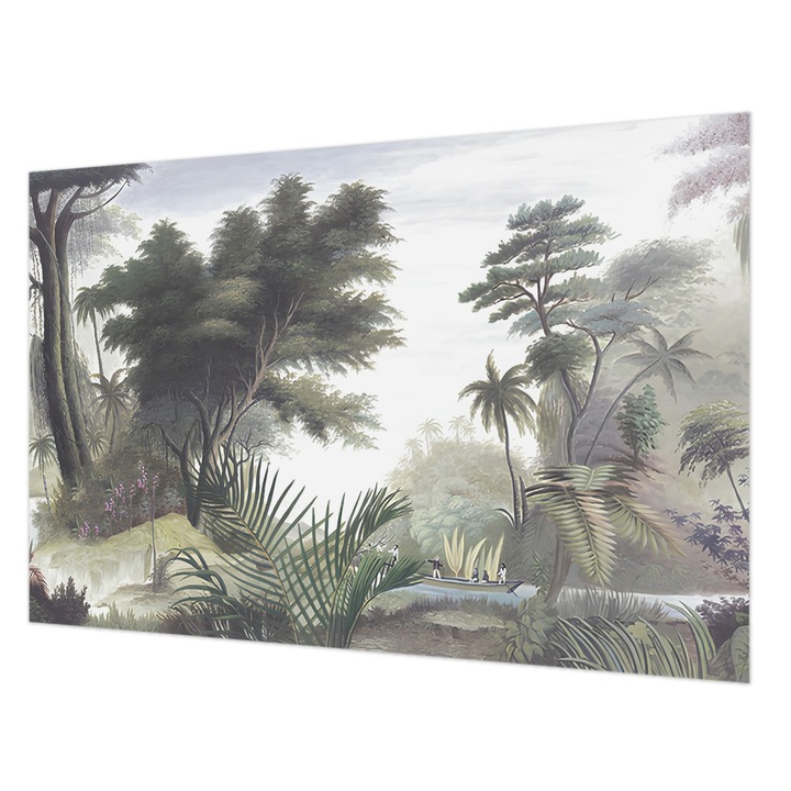 Fotótapéta Falra, Wallfluent, Egzotikus táj, Zöld, 104 x 70 cm, Nem Szőtt, Könnyen Felszerelhető, 010100060020000282754