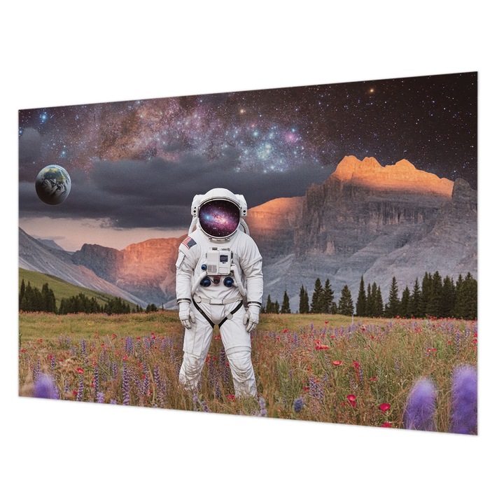 Fotótapéta Falra, Wallfluent, Kozmikus táj, Fekete, 104 x 70 cm, Nem Szőtt, Dekoráció, 010100060020000284739