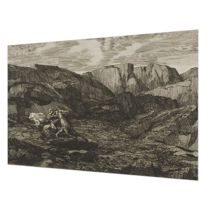 Tapéta Falra, Wallfluent, Hegyi utazás, Barna, 104 x 70 cm, Nem Szőtt, Élénk Színek, 010100060020000285281