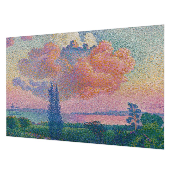 Tapéta Falra, Wallfluent, Színes táj, Rózsaszín, 104 x 70 cm, Vlies, Élénk Színek, 010100060020000285398