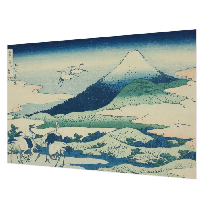 Fali Fotótapéta, Wallfluent, Macarale si munti, Albastru, 104 x 70 cm, Elegant, De Interior, 010100060020000285533