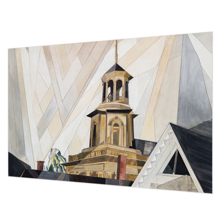 Fotótapéta De Perete, Wallfluent, Turn arhitectural, Alb, 104 x 70 cm, Elegant, Pentru Dormitor, Bucatarie, 010100060020000285589