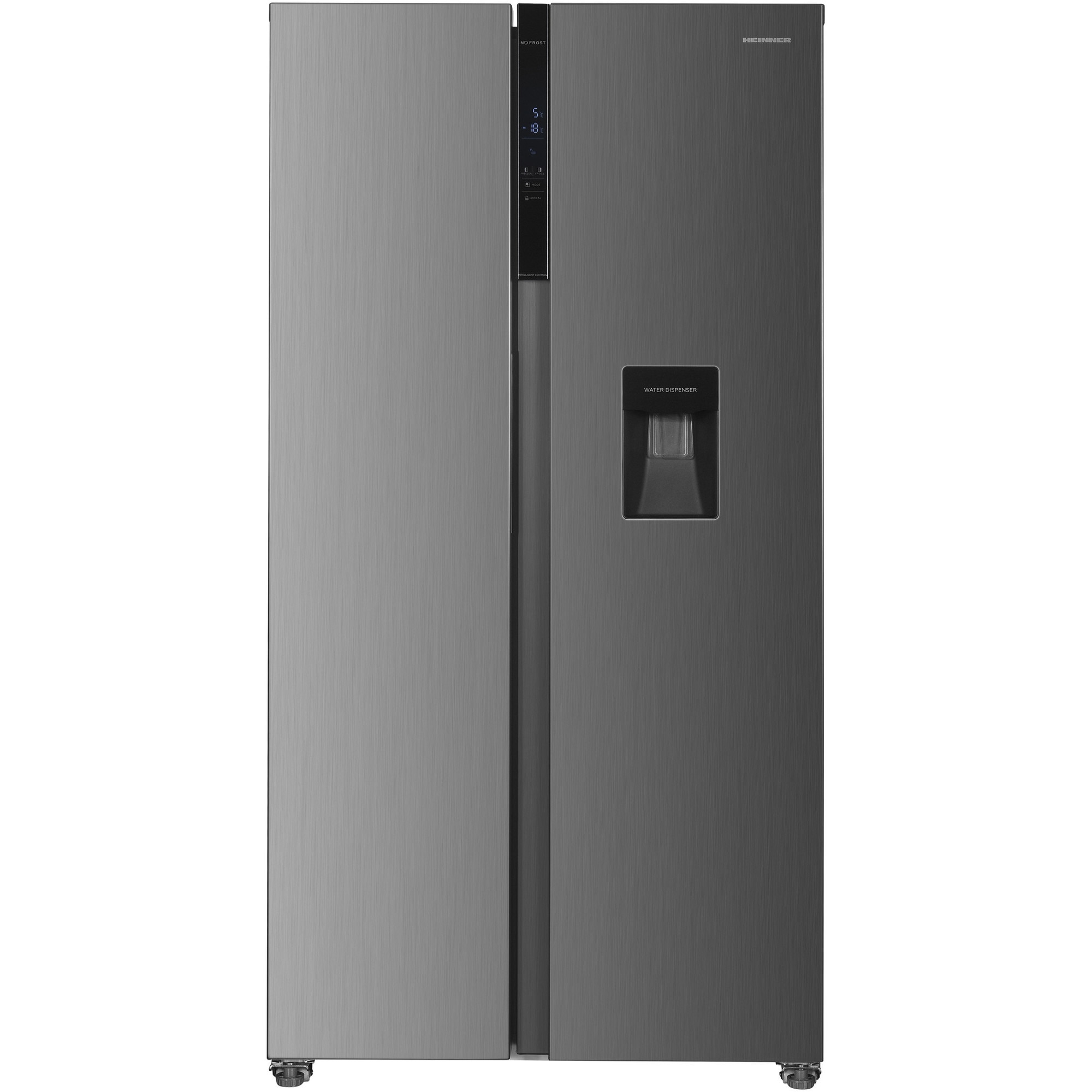 Combina side by side Heinner HSBS-HM439NFINVXWDD, 439 l, Clasa D