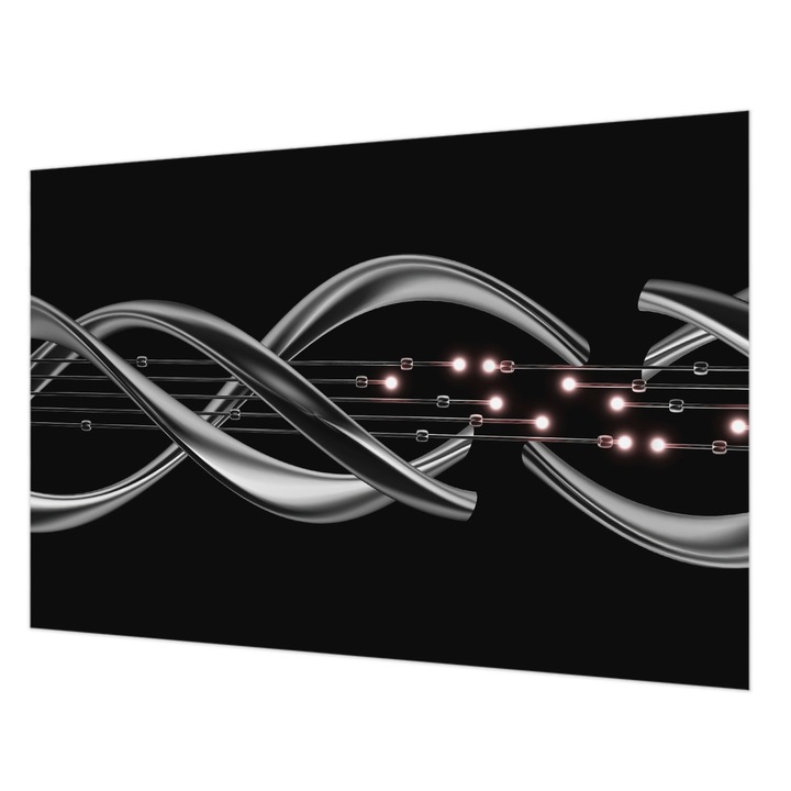 Dekor Tapéta, Wallfluent, Fonott minta, Fekete, 152 x 104 cm, Vlies, Előszobába, Hálószobába, 010100060030000001267