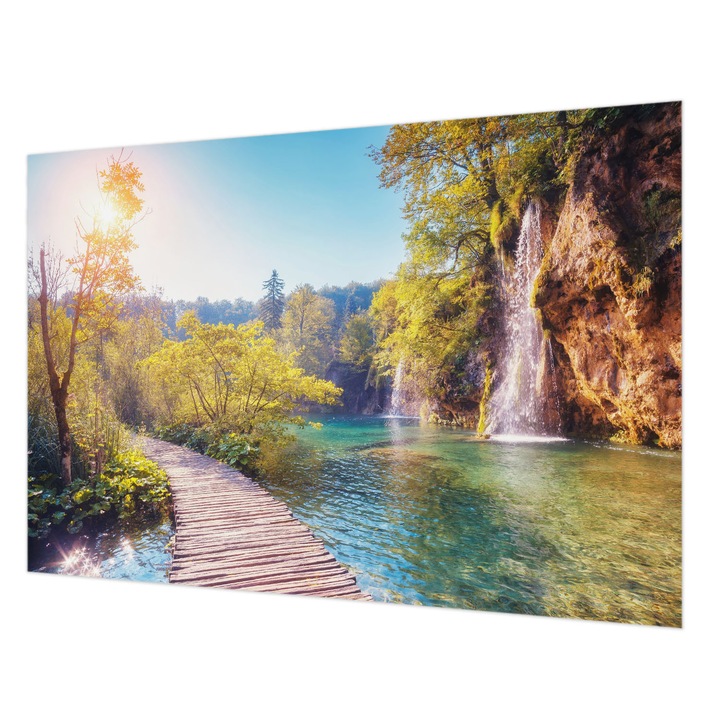 Tapéta Falra, Wallfluent, Természetes táj, Zöld, 152 x 104 cm, Nem Szőtt, Dekoráció, 010100060030000002059