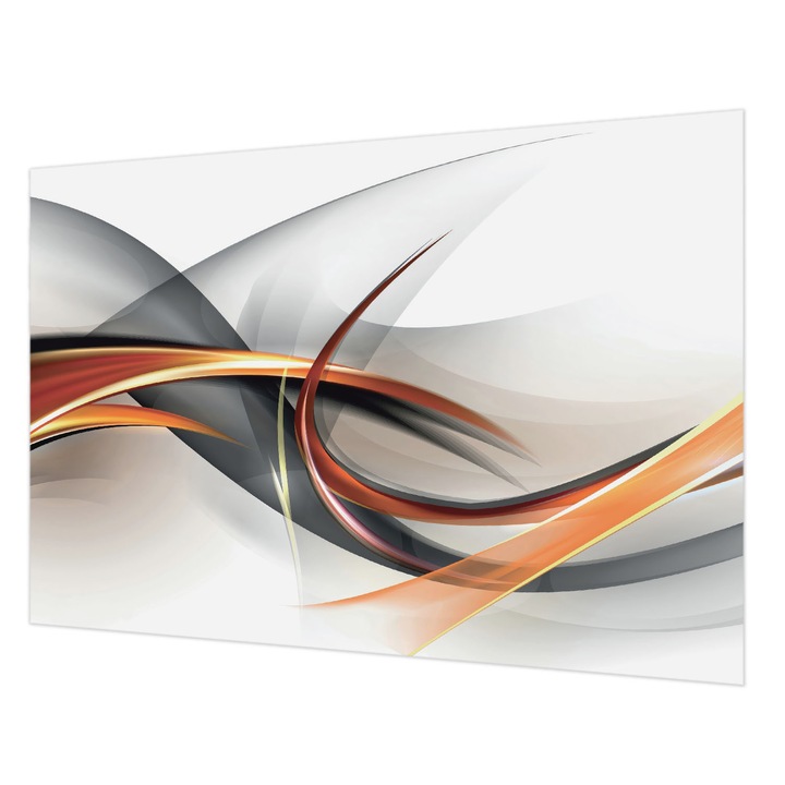 Fotótapéta Falra, Wallfluent, Absztrakt dinamika, Fehér, 152 x 104 cm, Vlies, Modern Belsőépítészeti Dekoráció, 010100060030000006028