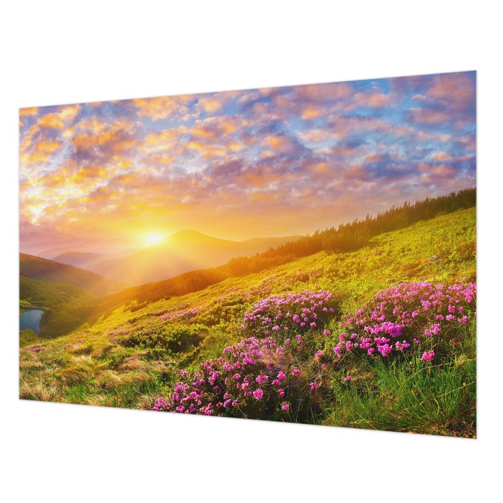 Fotótapéta Falra, Wallfluent, Hegyi Nyugat, Zöld, 152 x 104 cm, Nem Szőtt, Klasszikus, 010100060030000007189