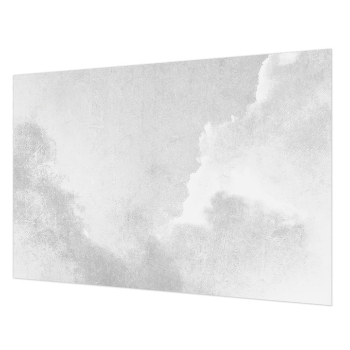 Dekor Tapéta, Wallfluent, Finom felhők, Fehér, 152 x 104 cm, Nem Szőtt, Modern Belsőépítészeti Dekoráció, 010100060030000011259