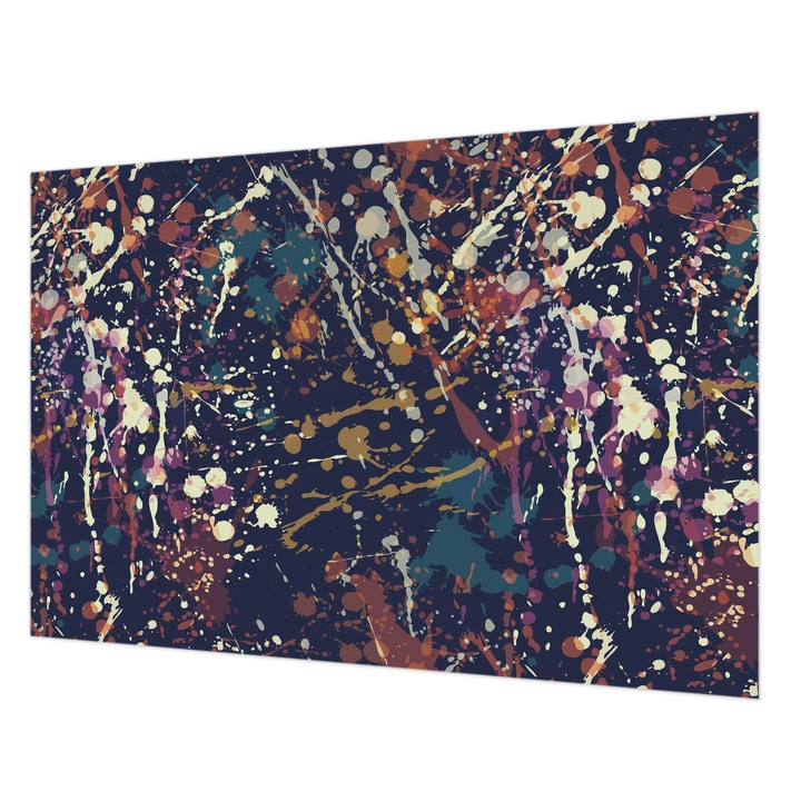 Tapéta Falra, Wallfluent, Színes absztrakció, Tengerészkék, 152 x 104 cm, Nem Szőtt, Erős Ragasztó, 010100060030000013073