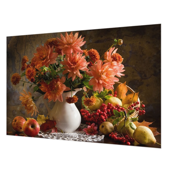Tapéta Falra, Wallfluent, Őszi kompozíció, Narancssárga, 152 x 104 cm, Nem Szőtt, Nappaliba, Szobába, 010100060030000016812