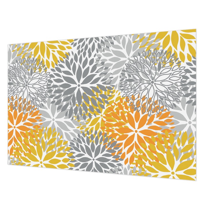 Tapéta Falra, Wallfluent, Virágenergia, Szürke, 152 x 104 cm, Vlies, Dekoráció, 010100060030000013233