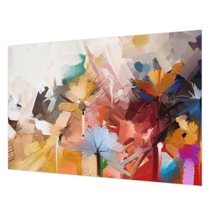 Fotótapéta Falra, Wallfluent, Virágos absztrakt, Bézs, 152 x 104 cm, Nem Szőtt, Öko, 010100060030000017155