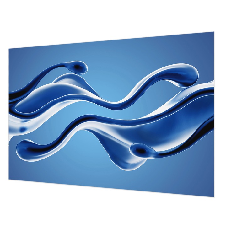 Fotótapéta Falra, Wallfluent, Absztrakt könnyedség, Kék, 152 x 104 cm, Vlies, Élénk Színek, 010100060030000075350