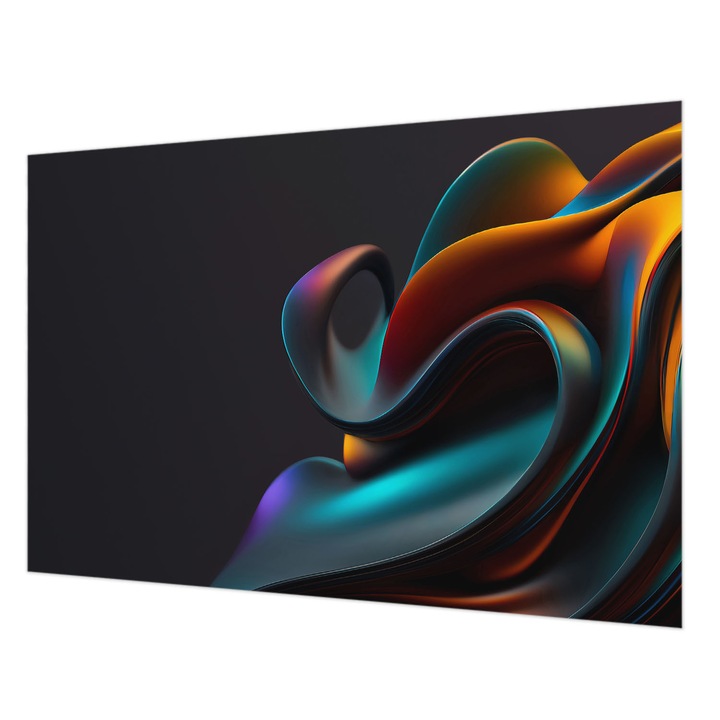 Fotótapéta Falra, Wallfluent, Színes örvény, Narancssárga, 152 x 104 cm, Vlies, Élénk Színek, 010100060030000075386