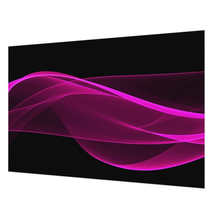 Tapéta Vlies Fali Dekoráció, Wallfluent, Rózsaszín szalagok, Fekete, 152 x 104 cm, Nem Szőtt, Élénk Színek, 010100060030000274334