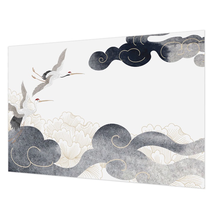 Tapéta Vlies Fali Dekoráció, Wallfluent, Daruk repülés közben, Fehér, 152 x 104 cm, Nem Szőtt, Modern Belsőépítészeti Dekoráció, 010100060030000282774