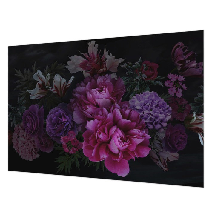 Tapéta Vlies Fali Dekoráció, Wallfluent, Virágos elegancia, Rózsaszín, 152 x 104 cm, Nem Szőtt, Könnyen Felszerelhető, 010100060030000282783