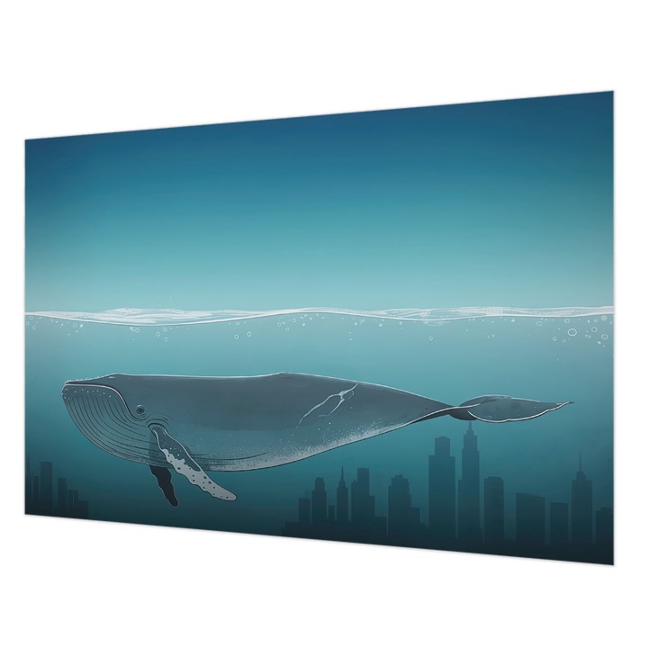 Dekor Tapéta, Wallfluent, Víz harmónia, Kék, 152 x 104 cm, Nem Szőtt, Modern Dizájn, 010100060030000284711