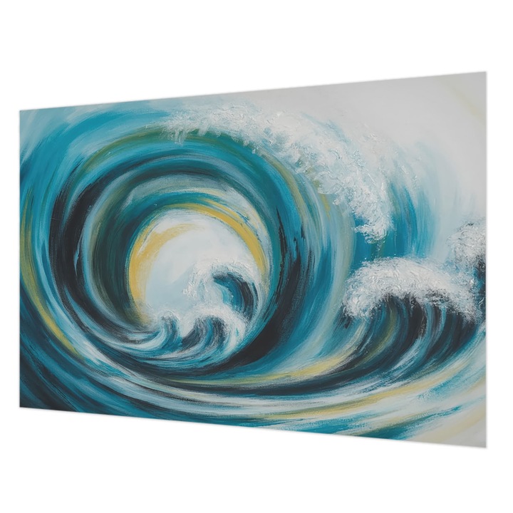 Tapéta Falra, Wallfluent, Tengeri hullám, Türkiz, 152 x 104 cm, Vlies, Klasszikus, 010100060030000284750