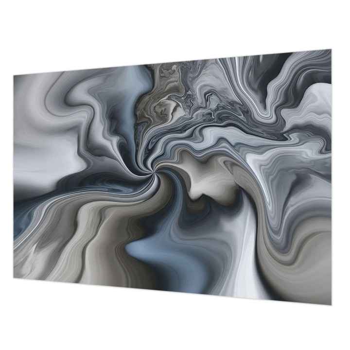 Tapéta Vlies Fali Dekoráció, Wallfluent, Kavargó felhők, Szürke, 152 x 104 cm, Nem Szőtt, Stílusos, 010100060030000284789