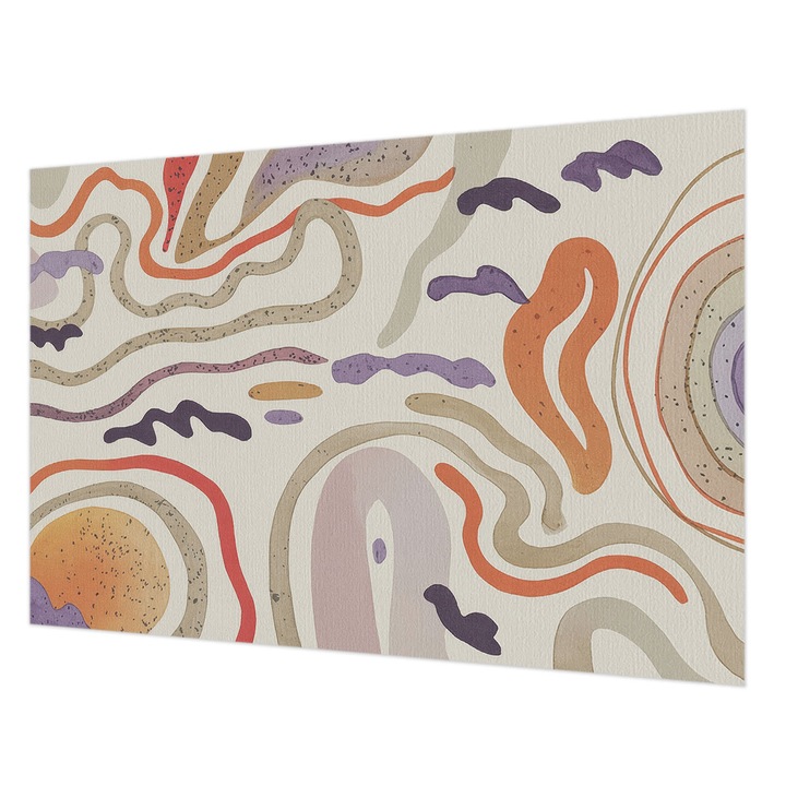 Dekor Tapéta, Wallfluent, Absztrakt minták, Bézs, 152 x 104 cm, Vlies, Klasszikus, 010100060030000284825