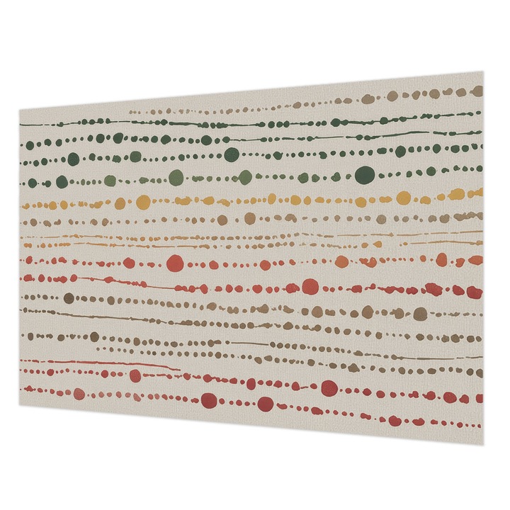 Dekor Tapéta, Wallfluent, Színes pontok, Zöld, 152 x 104 cm, Nem Szőtt, Könnyen Felszerelhető, 010100060030000284831