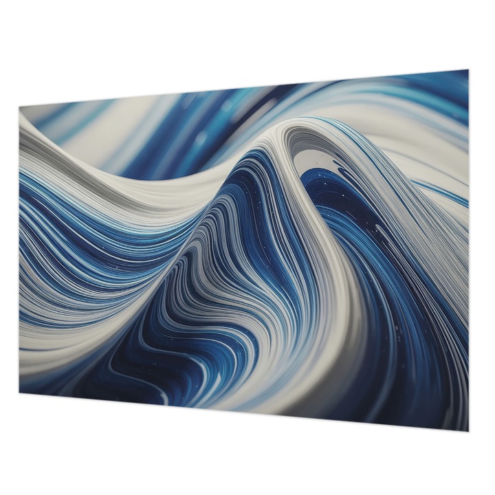 Tapéta Falra, Wallfluent, Harmonikus absztrakció, Fehér, 152 x 104 cm, Vlies, Élénk Színek, 010100060030000284844