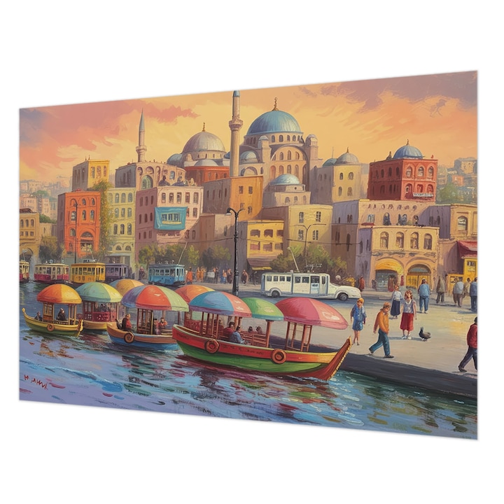 Vlies Fotótapéta De Perete, Wallfluent, Coasta urbana, Negru, 152 x 104 cm, Decorativ, Usor De Curatat, 010100060030000284882