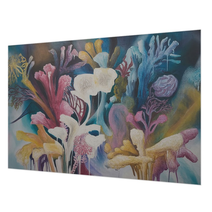 Fotótapéta Falra, Wallfluent, Virágrobbanás, Kék, 152 x 104 cm, Nem Szőtt, Modern Dizájn, 010100060030000285020