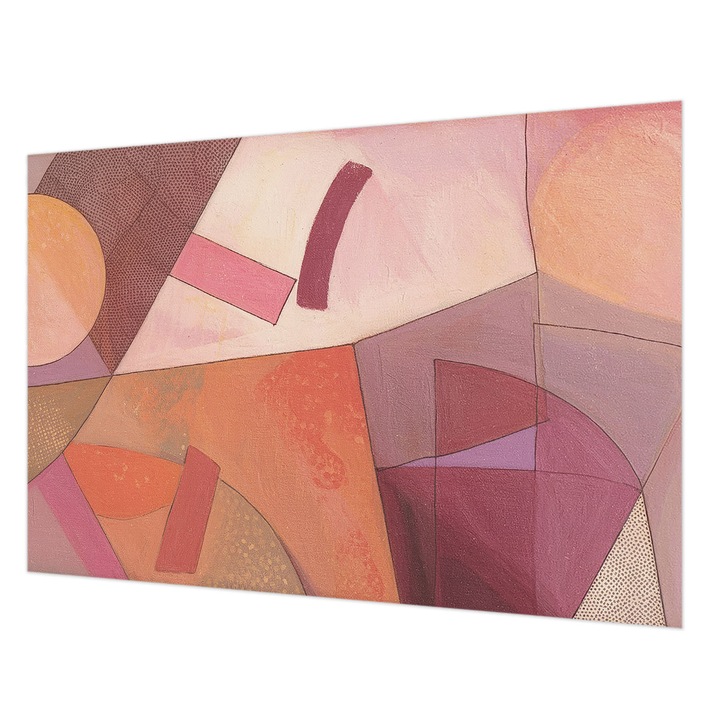 Dekor Tapéta, Wallfluent, Színes formák, Narancssárga, 152 x 104 cm, Nem Szőtt, Stílusos, 010100060030000285064