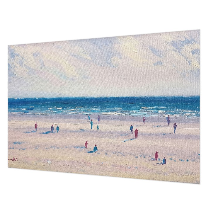 Dekor Tapéta, Wallfluent, Tengeri tájkép, Fehér, 152 x 104 cm, Vlies, Előszobába, Hálószobába, 010100060030000285093