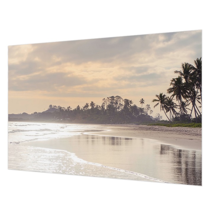 Tapéta Falra, Wallfluent, Strand reggel, Fehér, 152 x 104 cm, Vlies, Dekoráció, 010100060030000285122