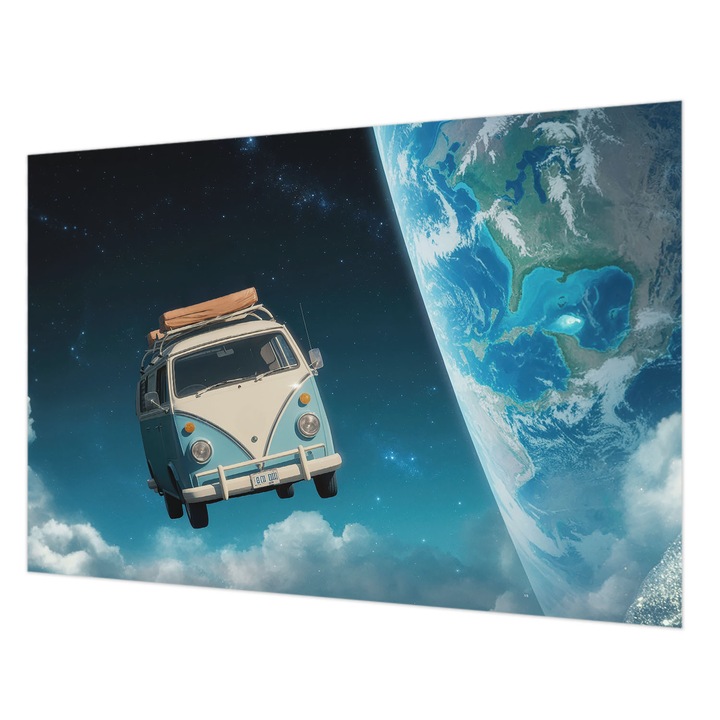 Fotótapéta Falra, Wallfluent, Űrutazás, Kék, 152 x 104 cm, Vlies, Élénk Színek, 010100060030000285133