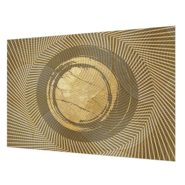 Fotótapéta Falra, Wallfluent, Sugárzó vonalak, Bézs, 152 x 104 cm, Nem Szőtt, Fali Dekoráció, 010100060030000285140