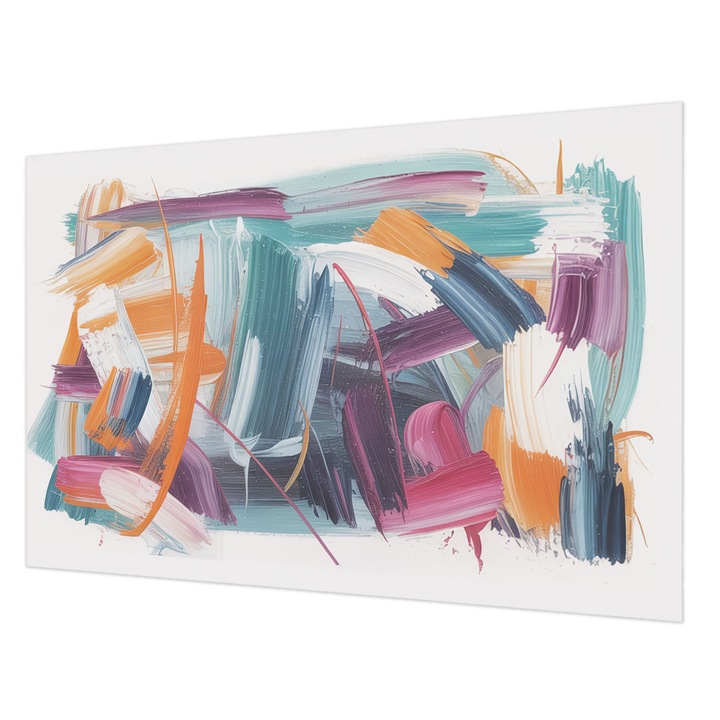 Tapéta Vlies Fali Dekoráció, Wallfluent, Energikus ütések, Szürke, 104 x 70 cm, Nem Szőtt, Öko, 010100060020000284788